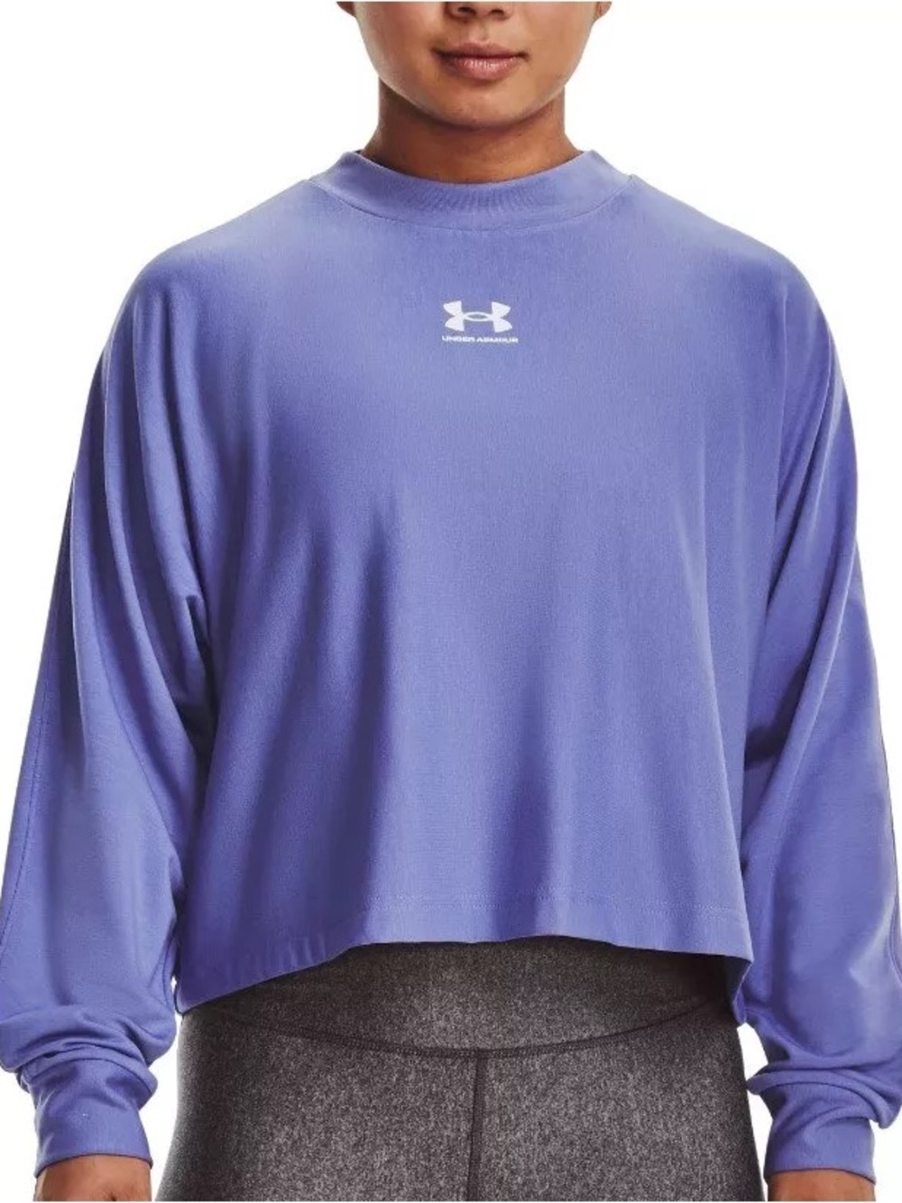 NWT Under Armour Rival Terry Oversized Crewneck Sweatshirt